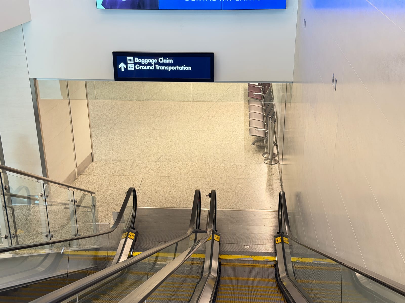 Buffalo Airport departure terminal