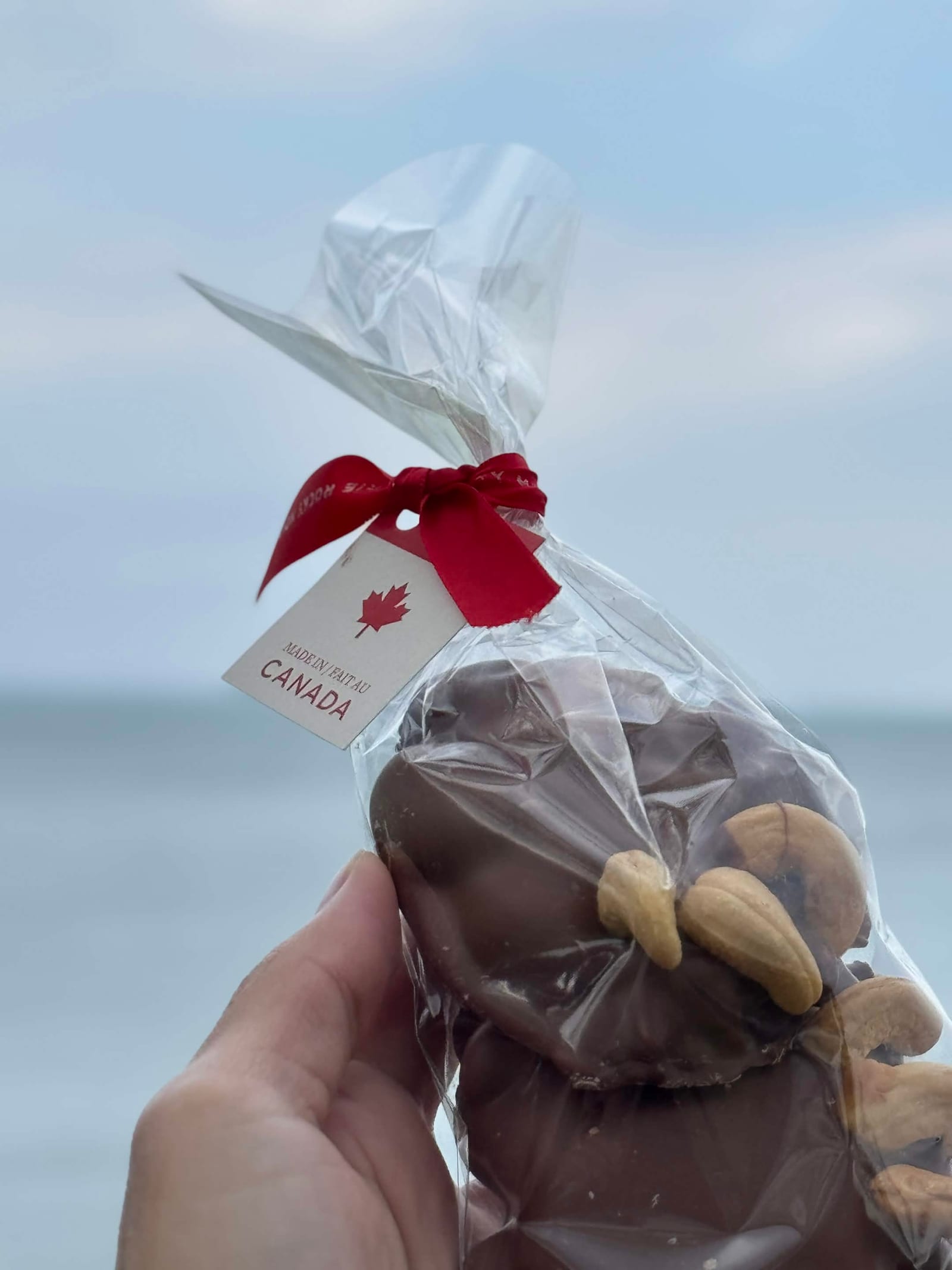Canadian caramel chocolate bear claw from Rocky Mountain Chocolate Factory Niagara-on-the-Lake