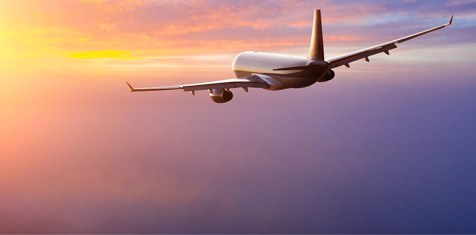 Aircraft in flight approaching Buffalo Niagara International Airport