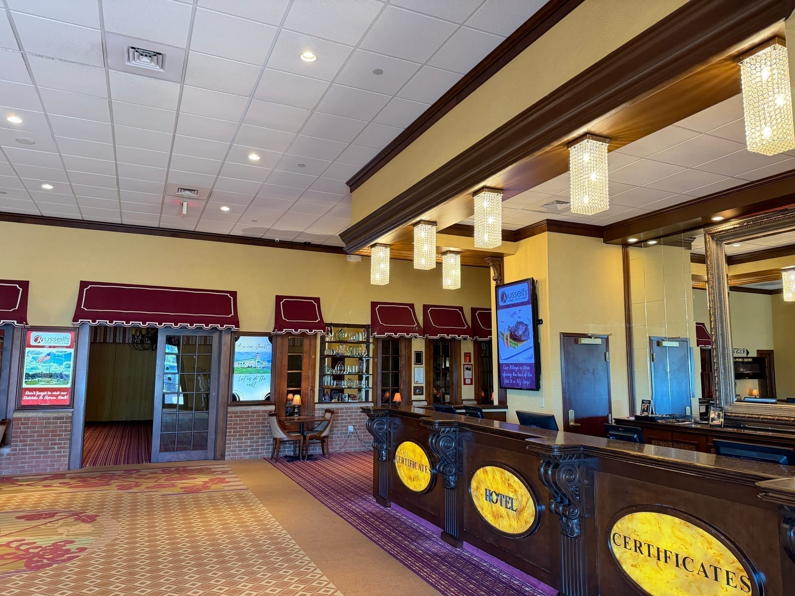 Salvatore's Grand Hotel interior detail