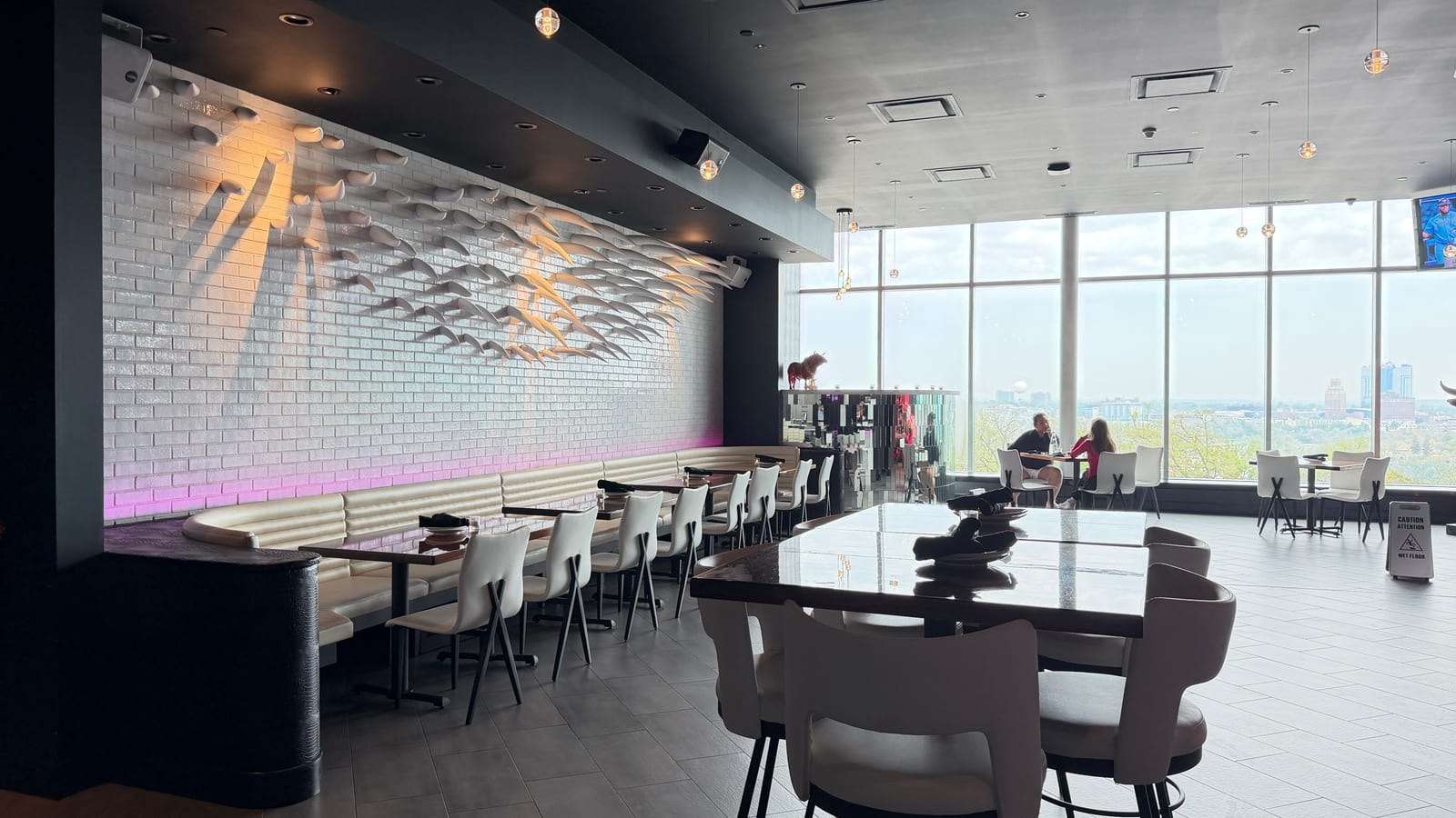 STK Steakhouse Fallsview table and seating