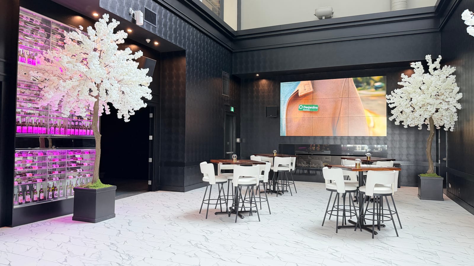 STK Steakhouse Fallsview restaurant ambiance